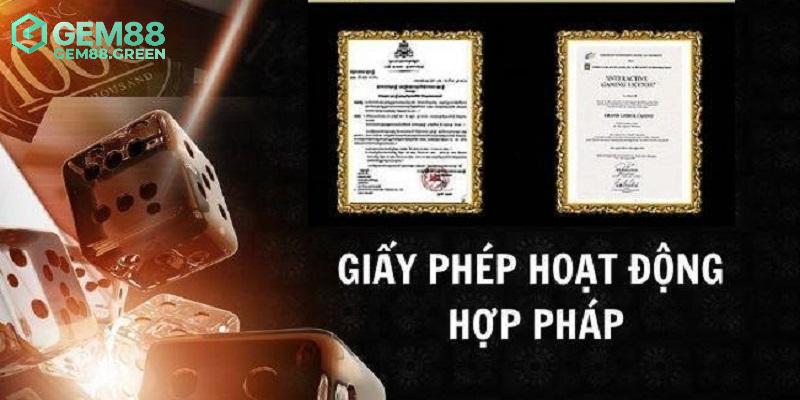 Điều kiện để có giấy phép hoạt động GEM88